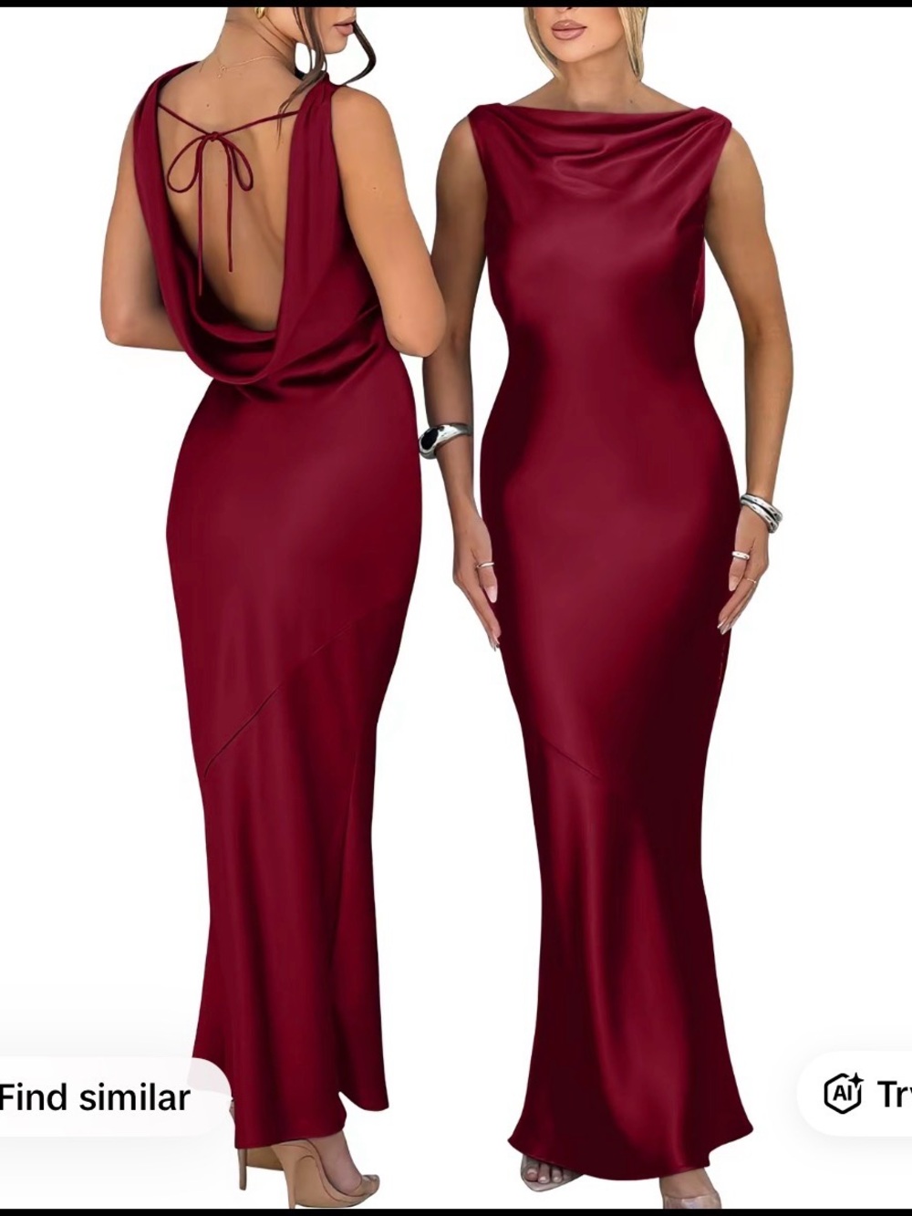 Satin dress